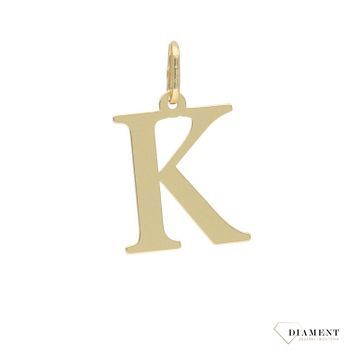 Efektywna zawieszka w kształcie litery K, wykonana z wysokiej jakości złota próby 585..jpg
